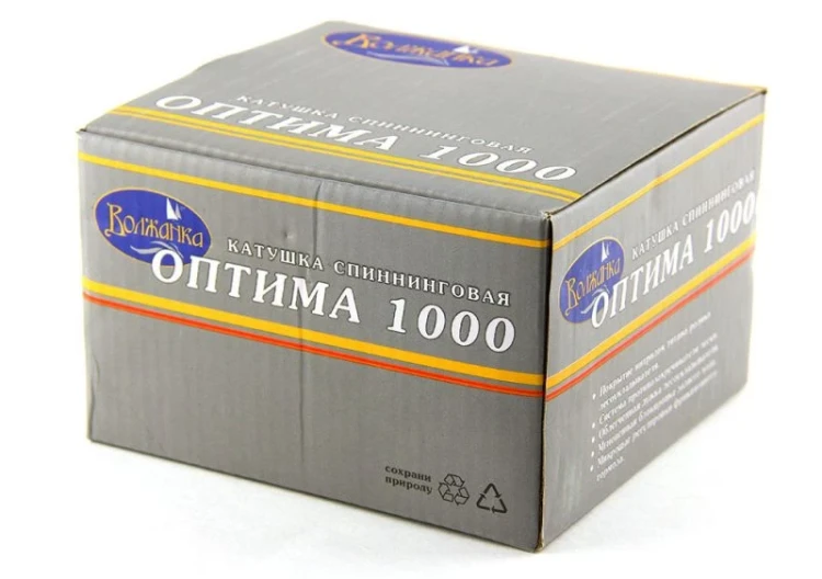 Катушка Волжанка Оптима 1000 (5+1подш) 0,205/135м
