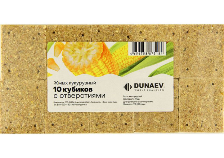 Жмых DUNAEV кукурузный 300г