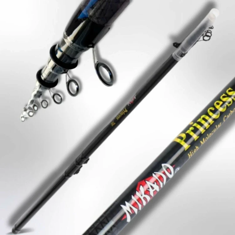 Удочка Mikado Princess 4,5м с кольцами, карбон