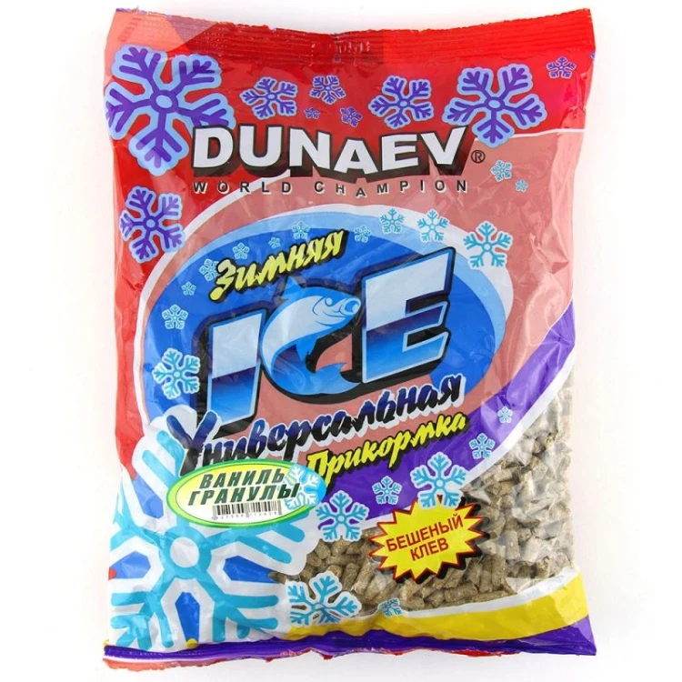 Прикормка DUNAEV ICE-КЛАССИКА 0,9кг ГРАНУЛЫ Ваниль