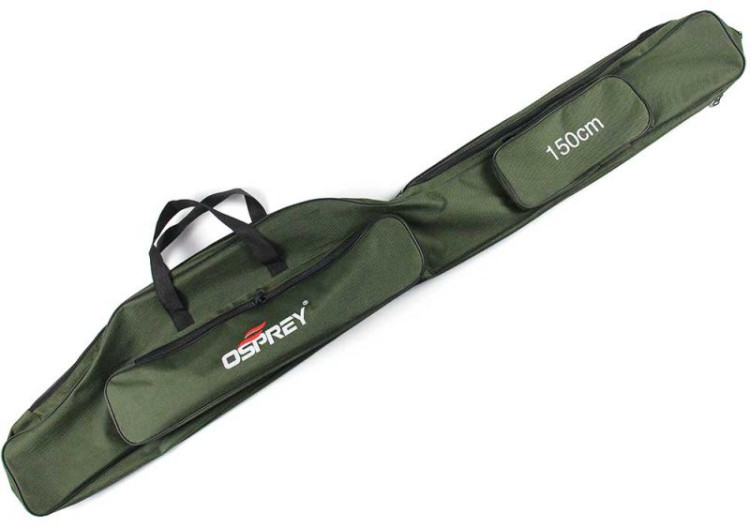 Чехол OSPREY для удочек 1,5м с местом для катушек зеленый