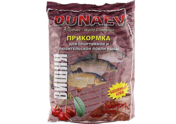 Прикормка DUNAEV КЛАССИКА 0,9кг Карп Вишня