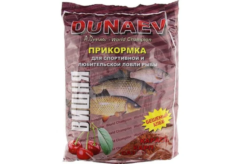 Прикормка DUNAEV КЛАССИКА 0,9кг Карп Вишня