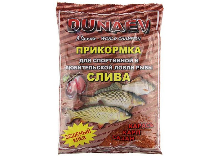 Прикормка DUNAEV КЛАССИКА 0,9кг Карп Слива